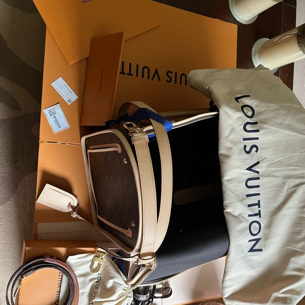 Louis Vuitton pet carrier